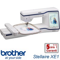 Brother Stellaire XE1 broderimaskine inkl. software værdi kr. 11.995,-